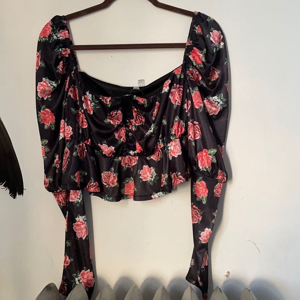 Asos new with tags milkmaid fit crop top